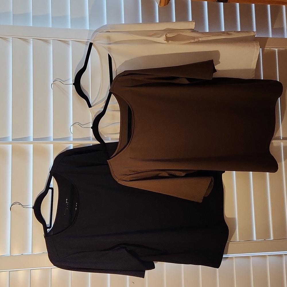 Set of 3 Butterknit Bateau neck Tops